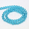 Glass Beads Strands EGLA-J042-8mm-07-2