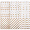 45Pcs 3 Styles Rectangle Kraft Paper Bags CARB-TA0001-14B-2