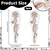 Polyester Flower DIY-WH0622-651-2