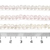 Transparent Painted Glass Beads Strands X1-DGLA-A034-T4mm-A25-3