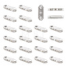 100Pcs 3-Hole Iron Grade A Rhinestone Bridge Spacers RB-SW0001-02-10