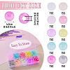 150G 10 Colors Drawbench Style Glass Seed Beads SEED-TA0001-68-4