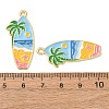 Ocean Alloy Enamel Pendants ENAM-B041-01T-2