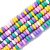 Handmade Polymer Clay Beads Strands X-CLAY-N008-008L-2
