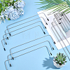 Galvanized Wire Handbag Purse Frame FIND-WH0816-245P-02-5