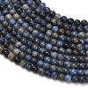 Natural Dumortierite Beads Strands G-Z116-A26-2mm-4