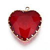 Transparent Glass Pendants KK-N283-01F-G-1