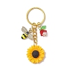 Acrylic Alloy Enamel Keychains KEYC-JKC01166-4