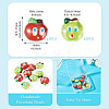 10Pcs 2 Colors Handmade Porcelain Beads PORC-TA0001-65-4