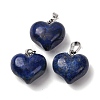 Dyed Natural Lapis Lazuli Pendants G-B188-04P-01-1