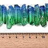 Two Tone Natural Quartz Crystal Beads Strands G-Z131-K01-06-5