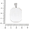304 Stainless Steel Pendants STAS-B137-12P-3