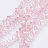 Electroplate Glass Beads Strands EGLA-J146-6mm-AB02-1