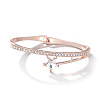 Alloy & Crystal Rhinestone Hinged Bangles for Women FS-WG22ADC-03-2