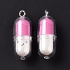 Translucent Plastic Pendants KY-L006-29G-3