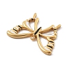 304 Stainless Steel Rhinestone Pendants STAS-D300-01G-07-2