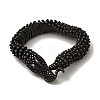 304 Stainless Steel Snake Bracelets for Women Men BJEW-Q341-01B-1