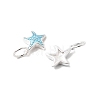 Ocean 925 Sterling Silver Enamel Starfish Charms STER-K188-11S-2