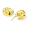 Brass Hoop Earrings EJEW-P290-01G-2