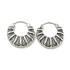 316 Surgical Stainless Steel Hoop Earrings EJEW-D096-10A-AS-1