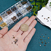 600Pcs Brass & Iron Crimp Beads Covers DIY-PA0001-73-4