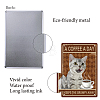 Rectangle Metal Iron Sign Poster AJEW-WH0157-344-3