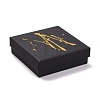 Hot Stamping Cardboard Jewelry Packaging Boxes CON-B007-01C-1