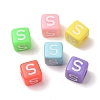Opaque Acrylic European Beads AC-CBA7A73-01S-1