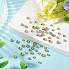 60Pcs 4 Styles Column Brass Beads KK-TA0009-07-5