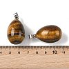 Natural Tiger Eye Pendants GG-K002-08A-03-3