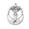 201 Stainless Steel Pendants STAS-Z155-06P-1