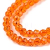 Glass Beads Strands EGLA-T021-01J-3