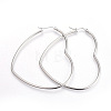 201 Stainless Steel Hoop Earrings EJEW-A052-09A-1