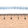 Natural Aquamarine Beads Strands G-G344-A07-4mm-5