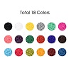 450G 18 Colors 12/0 Grade A Round Glass Seed Beads SEED-JP0012-10-2mm-2