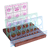 Pine Wood Ruler Slotted Display Stands ODIS-WH0038-330A-01-1