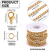 1Roll Aluminium Curb Chains CHA-BM0001-05G-2