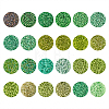 480g 24 Colors 12/0 Glass Round Seed Beads SEED-CJ0001-09-3