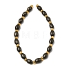 Natural Pyrite Beads Strands G-Z131-A01-01-3