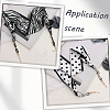 2Pcs 2 Colors Polyester & Acrylic Eyeglasses Chains AJEW-SP0006-02B-7