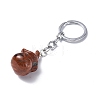 Natural Red Jasper Keychains KEYC-P011-04P-03-3