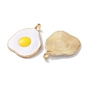 Alloy Enamel Pendants ENAM-O001-06B-G-2