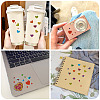 Heart Plastic Stickers DIY-TADJ0002-006A-7