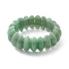 Bicone Natural Green Aventurine Beads Stretch Bracelets for Women Men BJEW-C097-05D-4