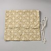 Flower Printed Polyester Cloth Knitting Tools Storage Roll Bags AJEW-WH20054-349A-2