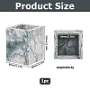 Rectangle Marble Storage Holder for Bathroom AJEW-WH0880-74A-02-2