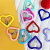 32Pcs 8 Colors Acrylic Linking Ring OACR-HY0001-07-4