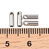 Tarnish Resistant 201 Stainless Steel Cord Ends STAS-E088-1.5mm-4