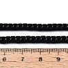 Opaque Solid Color Glass Beads Strands GLAA-N026-2x4mm-11-4