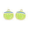 Tennis Alloy Enamel Pendants AL-CBA292F-02I-G-1